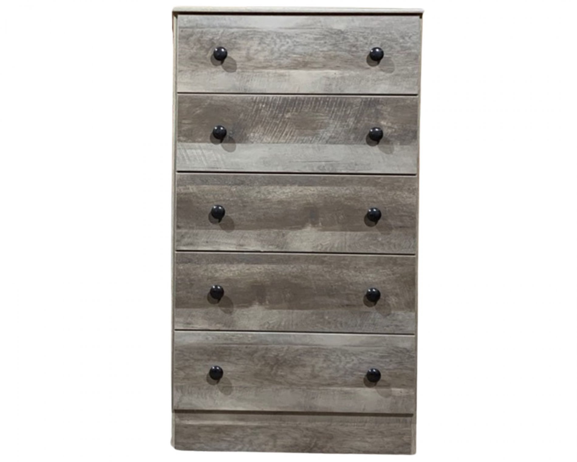 194 5 Drawer Grey Chest - Click Image to Close