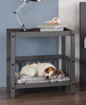2312DG Grey End Table Doggie Bed