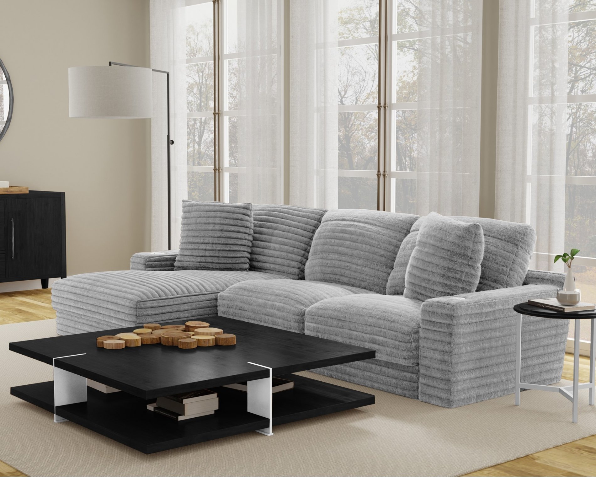 3045 Oyster Sectional Rev - Click Image to Close