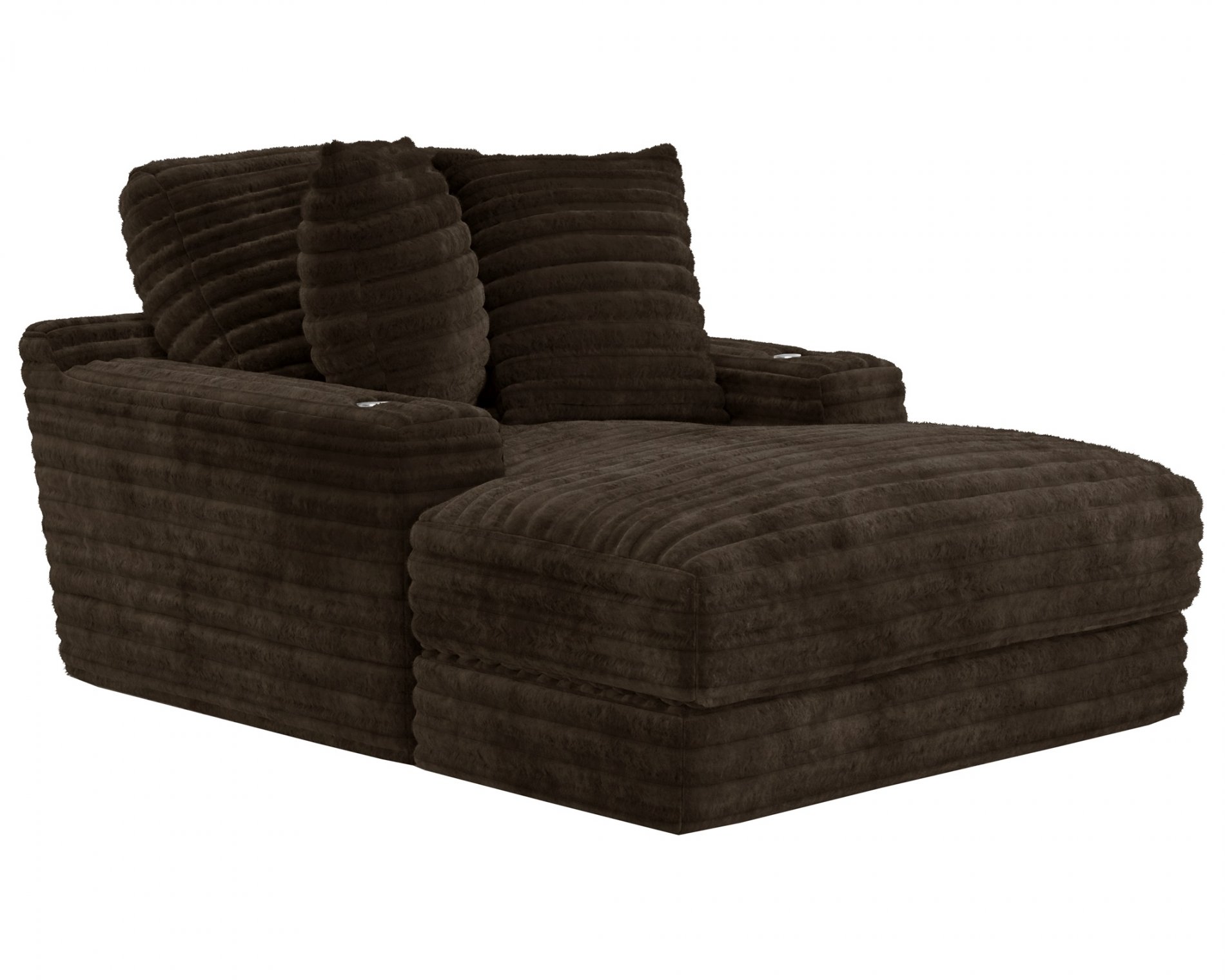 3045 Chocolate Lounge Chaise - Click Image to Close