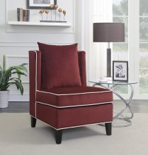 Franklin Red Accent Chair