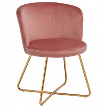 Alexa Velvet Dining Chair Pink