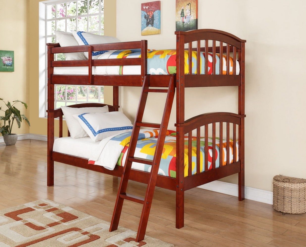 Columbia Cherry Bunk Bed - Click Image to Close