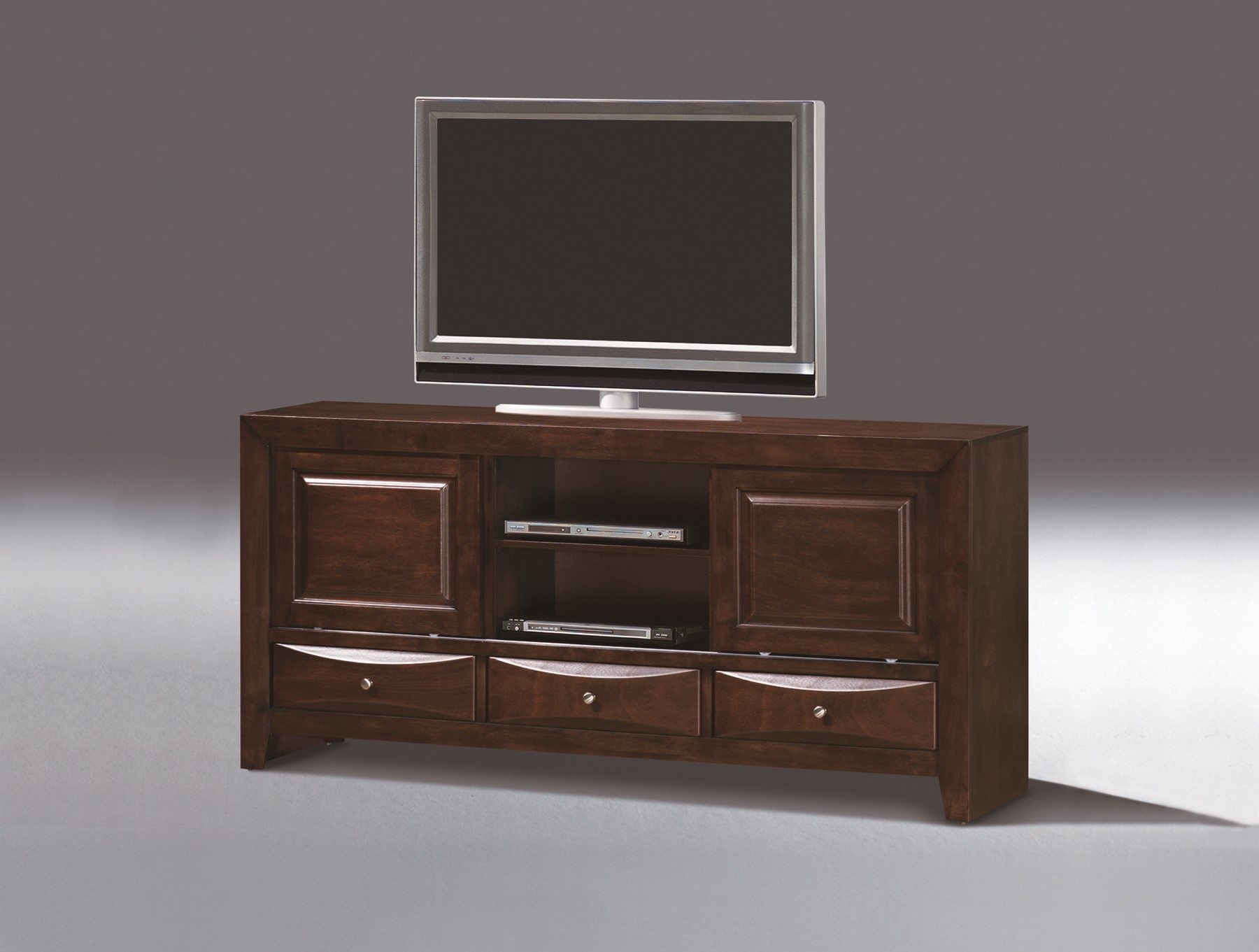 4260 Emily TV Console 68" Cherry - Click Image to Close